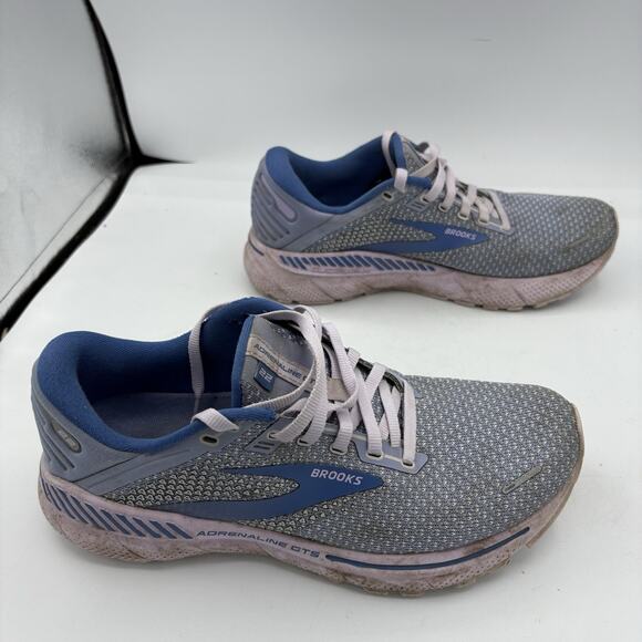 Brooks Sneakers Womens Size 9.5 Adrenaline GTS 22 Running Purple Dutch Blue Walk - Picture 8 of 10